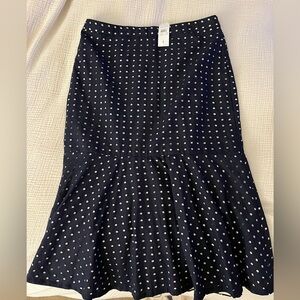 Ann Taylor Peplum Eyelit Skirt